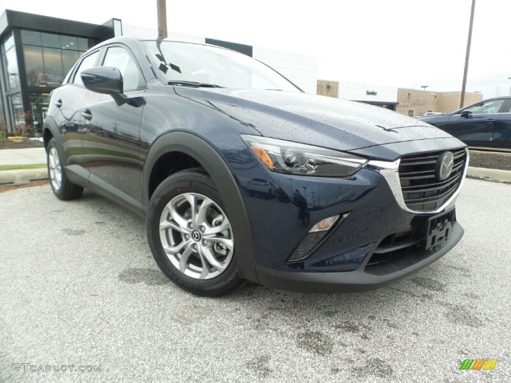 2020 CX-3 Sport AWD - Deep Crystal Blue Mica / Black photo #1