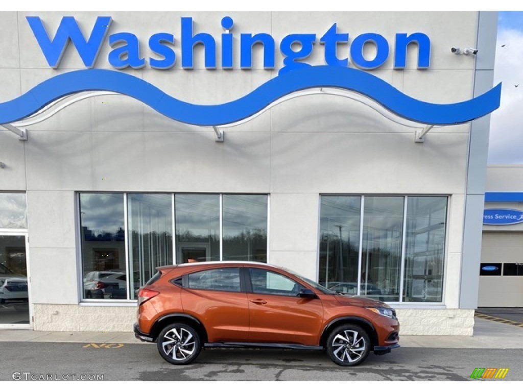 Orangeburst Metallic Honda HR-V