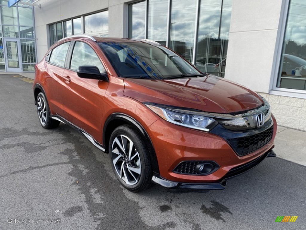 Orangeburst Metallic 2020 Honda HR-V Sport AWD Exterior Photo #136794299