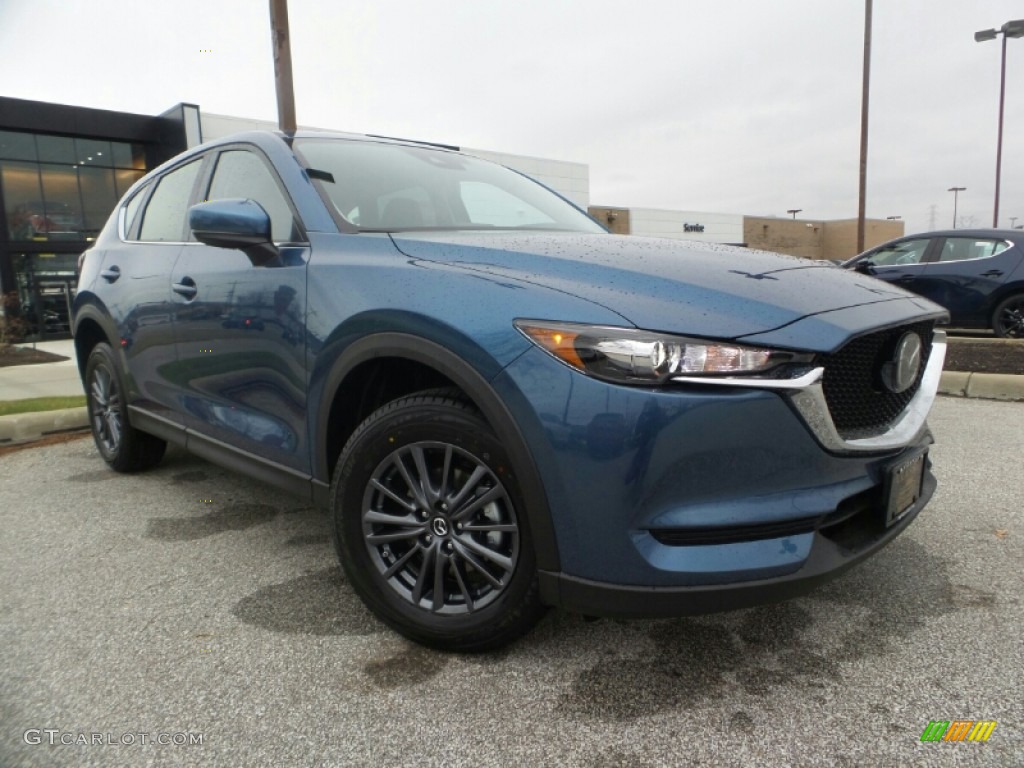 2020 CX-5 Sport AWD - Eternal Blue Mica / Black photo #1