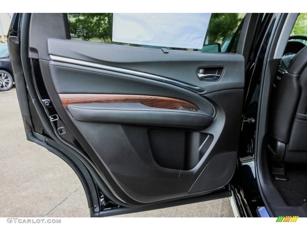 2020 Acura MDX Advance AWD Ebony Door Panel Photo #136794779