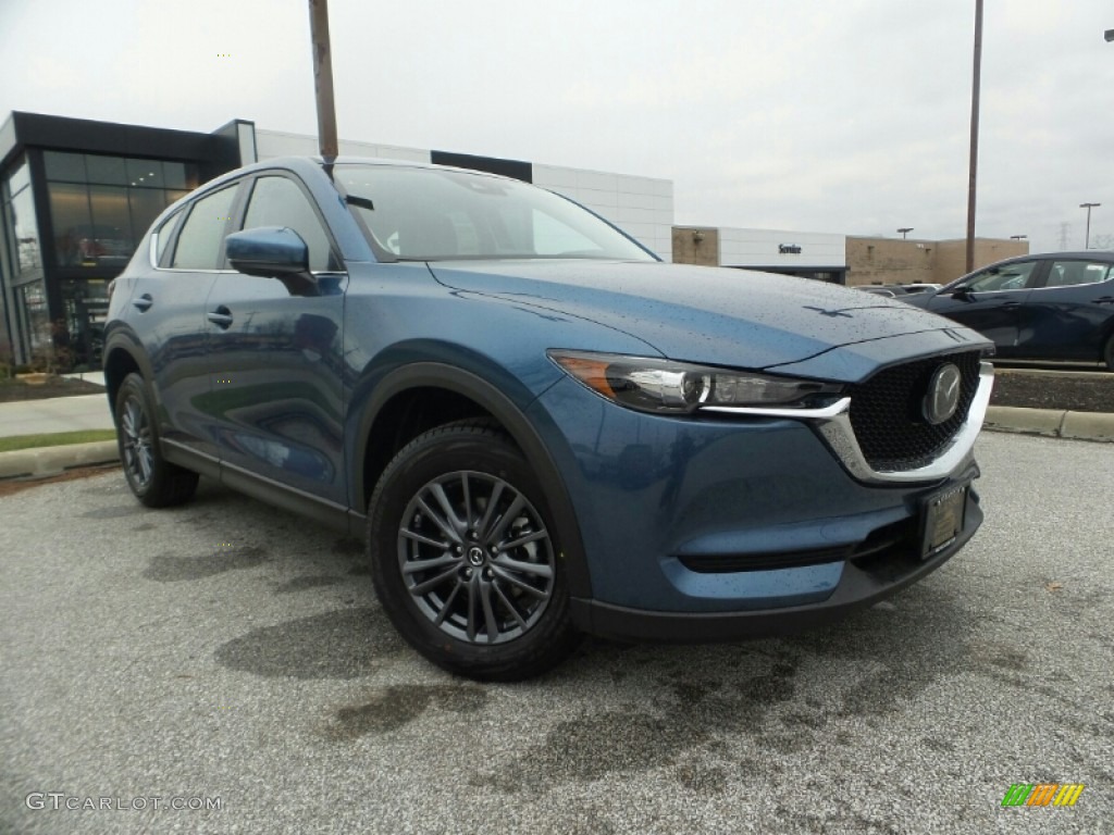Eternal Blue Mica 2020 Mazda CX-5 Sport AWD Exterior Photo #136795181