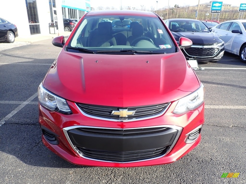 2020 Sonic LT Sedan - Cajun Red Tintcoat / Jet Black/Dark Titanium photo #8