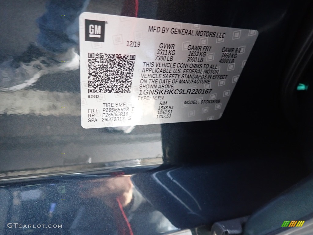 2020 Tahoe LT 4WD - Shadow Gray Metallic / Jet Black photo #12