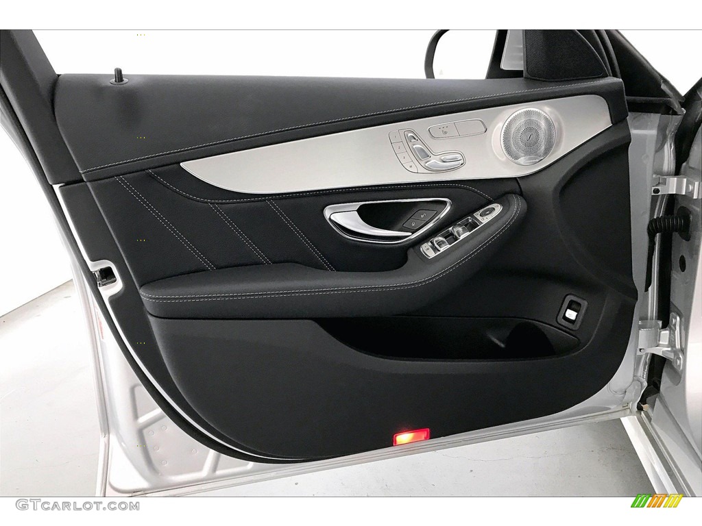 2020 Mercedes-Benz C AMG 63 Sedan Black Door Panel Photo #136797067
