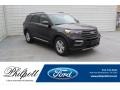 2020 Agate Black Metallic Ford Explorer XLT  photo #1