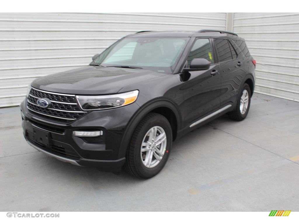2020 Explorer XLT - Agate Black Metallic / Ebony photo #4