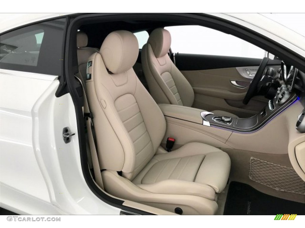 Silk Beige/Black Interior 2020 Mercedes-Benz C 300 Coupe Photo #136798847