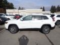 2020 Bright White Jeep Cherokee Latitude Plus 4x4  photo #2