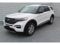 2020 Star White Metallic Tri-Coat Ford Explorer XLT  photo #4