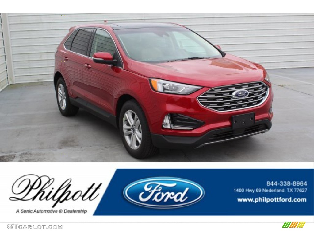 2020 Edge SEL - Rapid Red Metallic / Dune photo #1