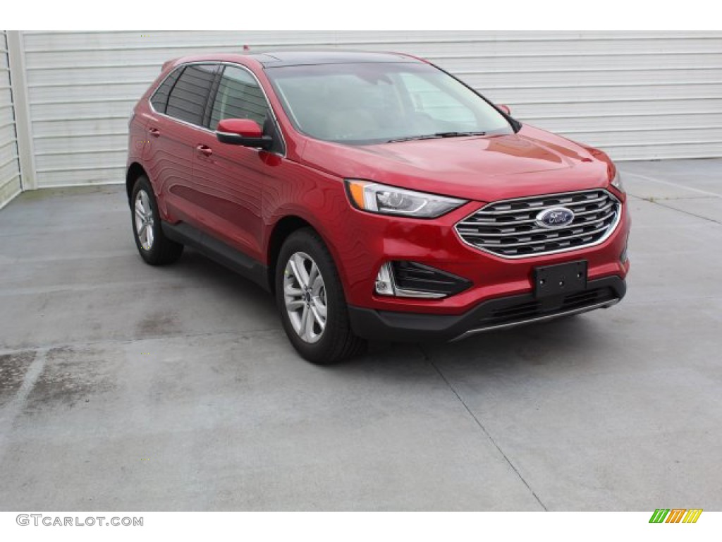 2020 Edge SEL - Rapid Red Metallic / Dune photo #2