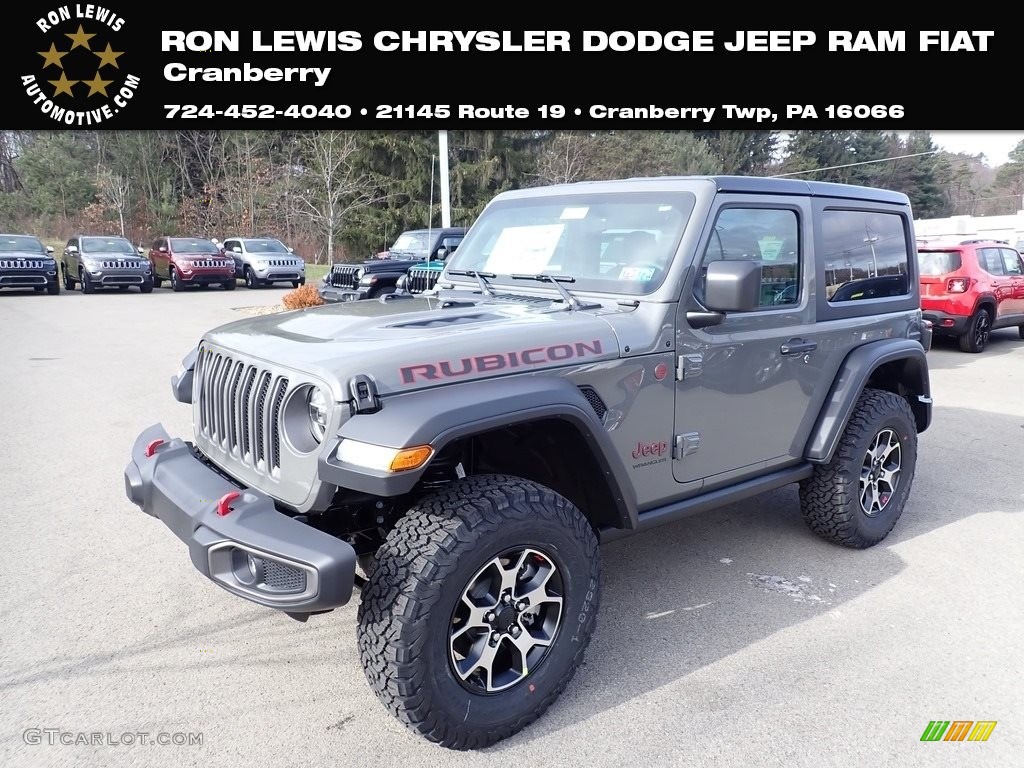 2020 Wrangler Rubicon 4x4 - Sting-Gray / Black photo #1