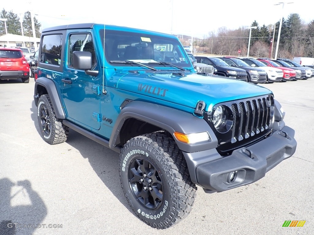 Bikini Pearl 2020 Jeep Wrangler Willys 4x4 Exterior Photo #136803134