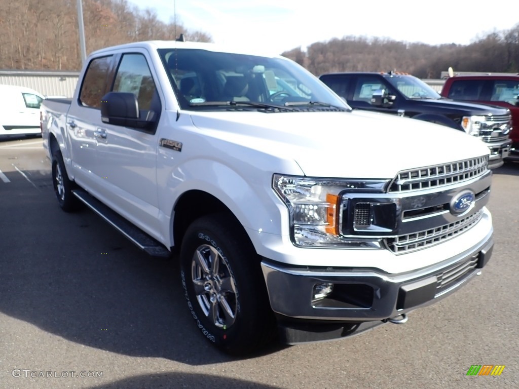 2020 F150 XLT SuperCrew 4x4 - Oxford White / Medium Earth Gray photo #3