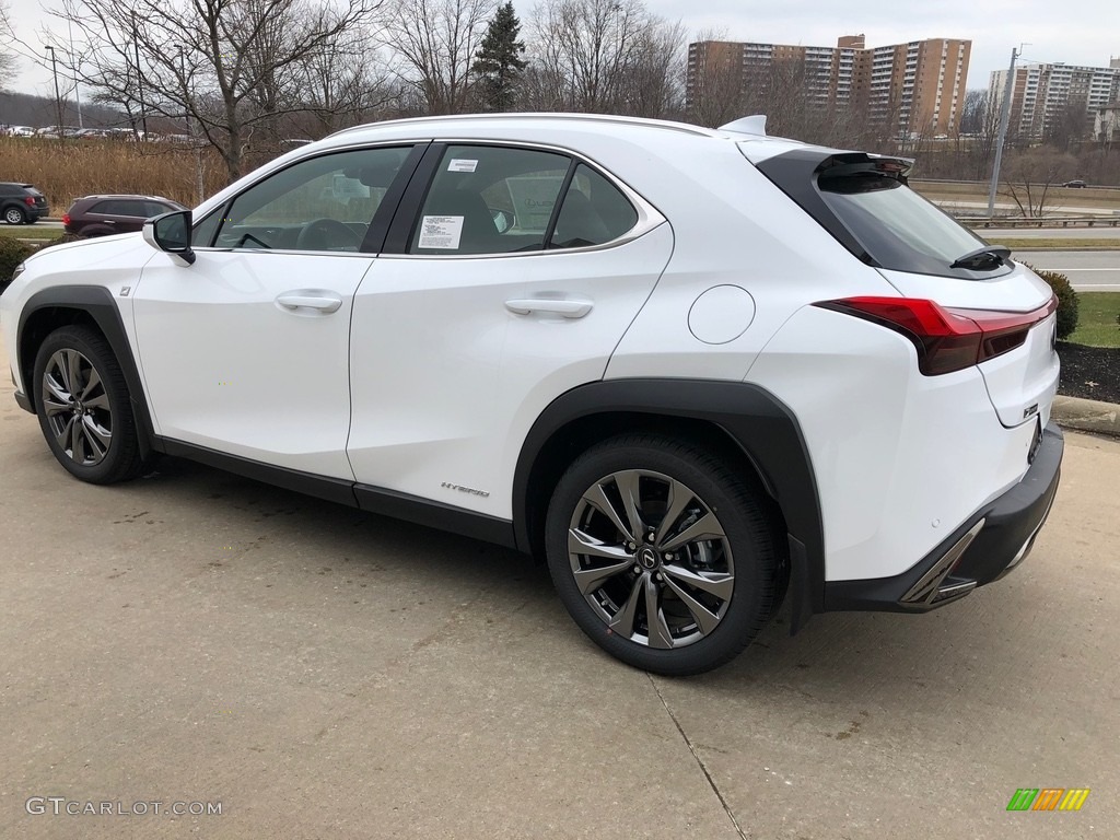 Ultra White 2020 Lexus UX 250h F Sport AWD Exterior Photo #136804650