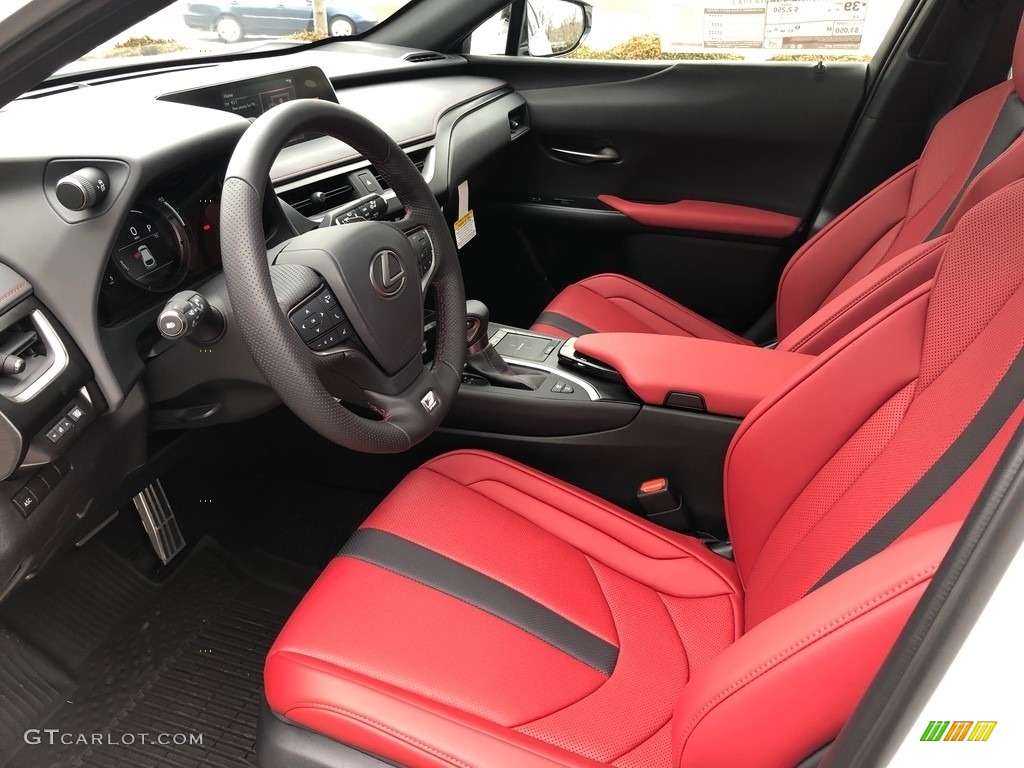 Circuit Red Interior 2020 Lexus UX 250h F Sport AWD Photo #136804706