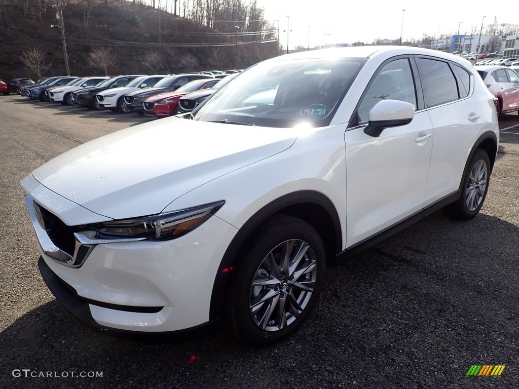 Snowflake White Pearl 2020 Mazda CX-5 Grand Touring Reserve AWD Exterior Photo #136804910