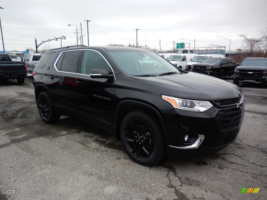 Mosaic Black Metallic 2020 Chevrolet Traverse LT Exterior Photo #136805309