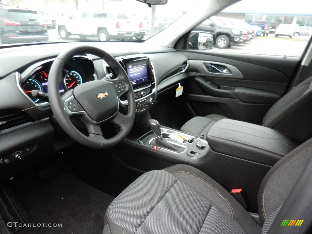 Jet Black Interior 2020 Chevrolet Traverse LT Photo #136805378