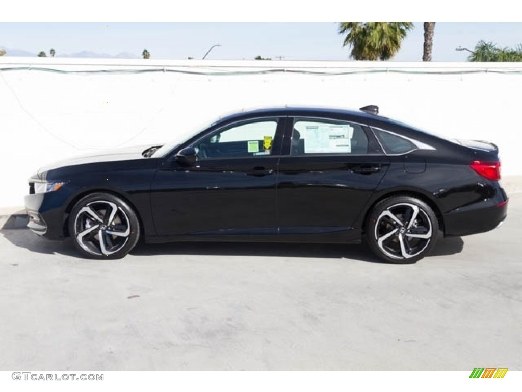 Crystal Black Pearl 2020 Honda Accord Sport Sedan Exterior Photo #136806644