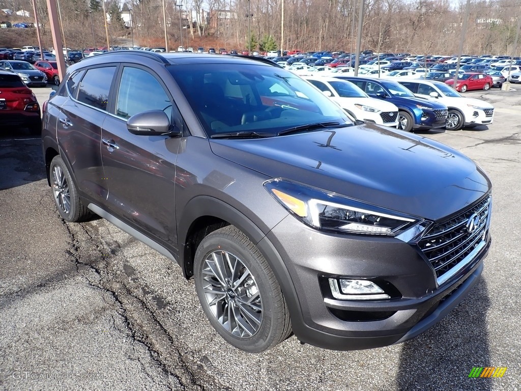 2020 Tucson Ultimate AWD - Magnetic Force Metallic / Black photo #3