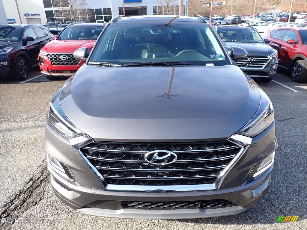 2020 Tucson Ultimate AWD - Magnetic Force Metallic / Black photo #4