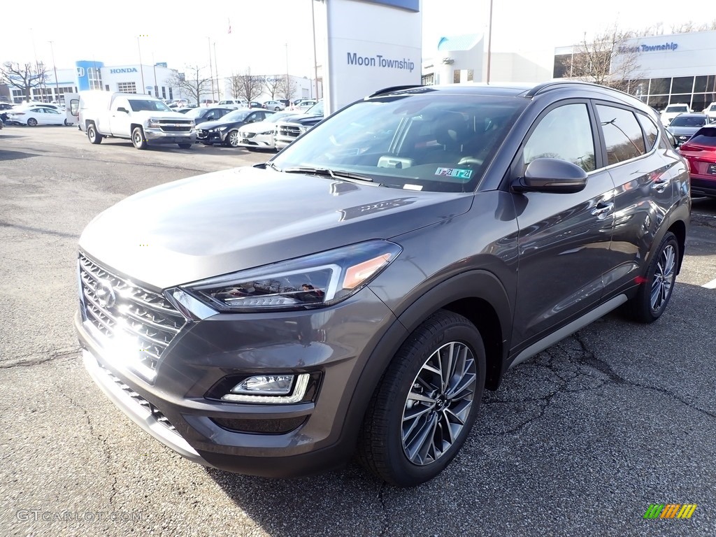 2020 Tucson Ultimate AWD - Magnetic Force Metallic / Black photo #5
