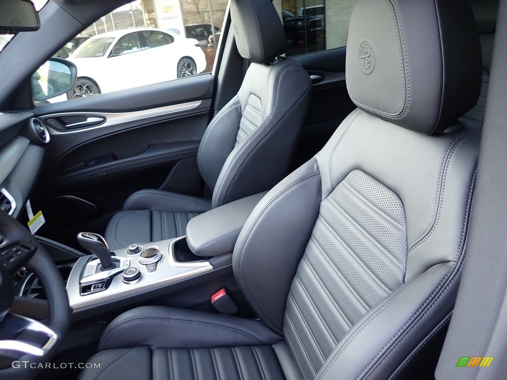 Black Interior 2020 Alfa Romeo Stelvio TI Sport AWD Photo #136808120
