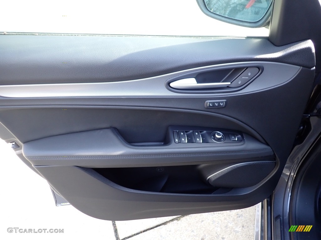 2020 Alfa Romeo Stelvio TI Sport AWD Black Door Panel Photo #136808138