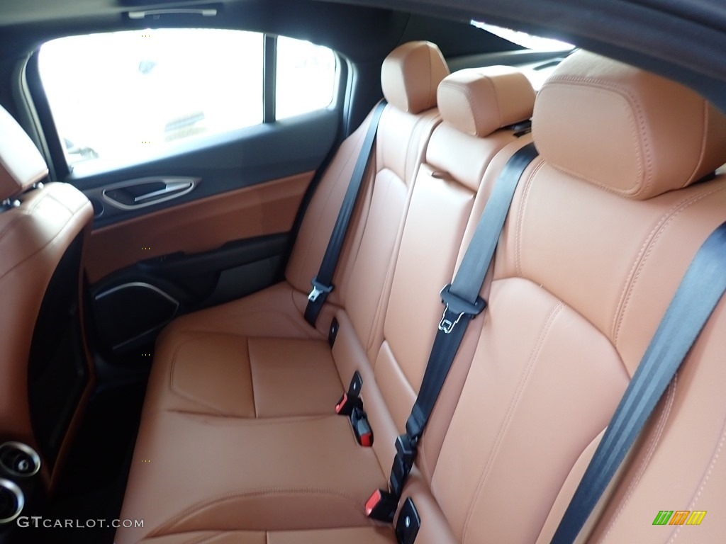 Black/Tan Interior 2020 Alfa Romeo Giulia AWD Photo #136808525