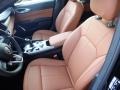 2020 Alfa Romeo Giulia Black/Tan Interior Front Seat Photo