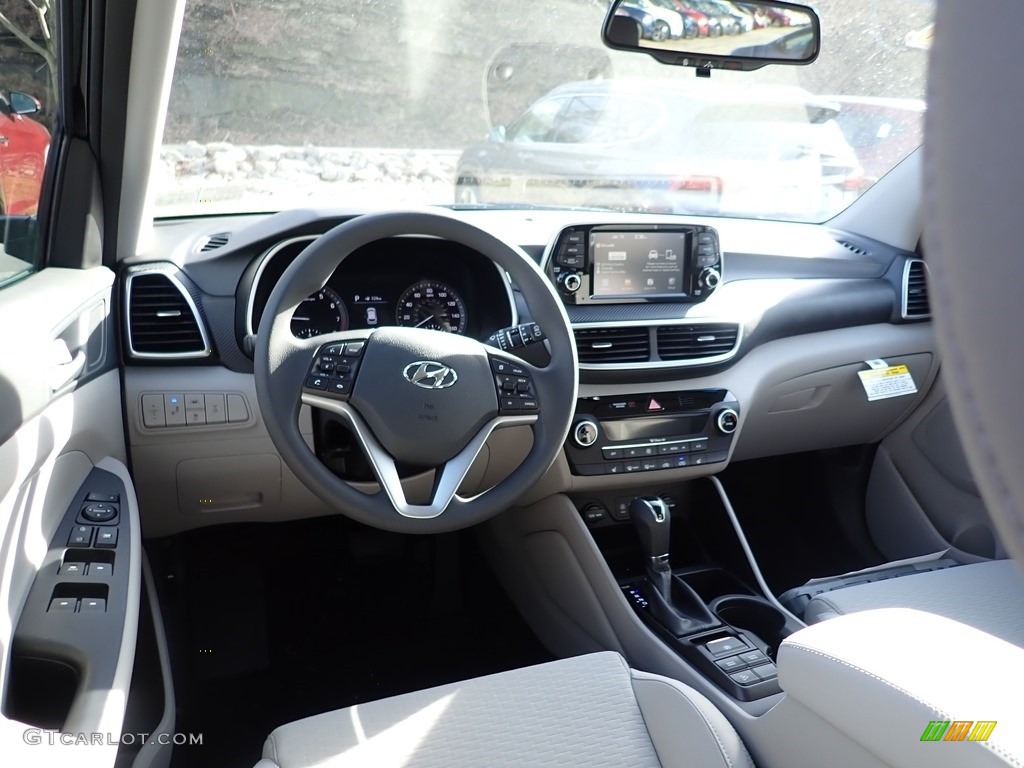 2020 Hyundai Tucson SEL AWD Gray Dashboard Photo #136808900