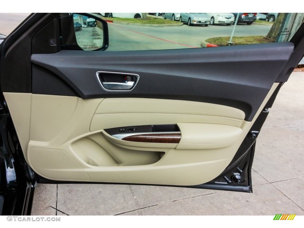 2020 Acura TLX Technology Sedan Parchment Door Panel Photo #136811602