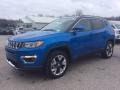 2020 Laser Blue Pearl Jeep Compass Limted 4x4  photo #5
