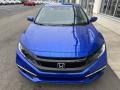 2020 Aegean Blue Metallic Honda Civic EX Sedan  photo #3