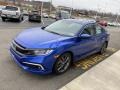 2020 Aegean Blue Metallic Honda Civic EX Sedan  photo #4