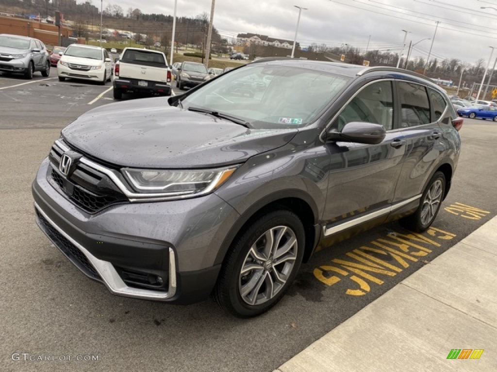 2020 CR-V Touring AWD - Radiant Red Metallic / Gray photo #4