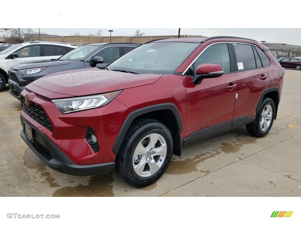 2020 RAV4 XLE AWD - Ruby Flare Pearl / Black photo #1