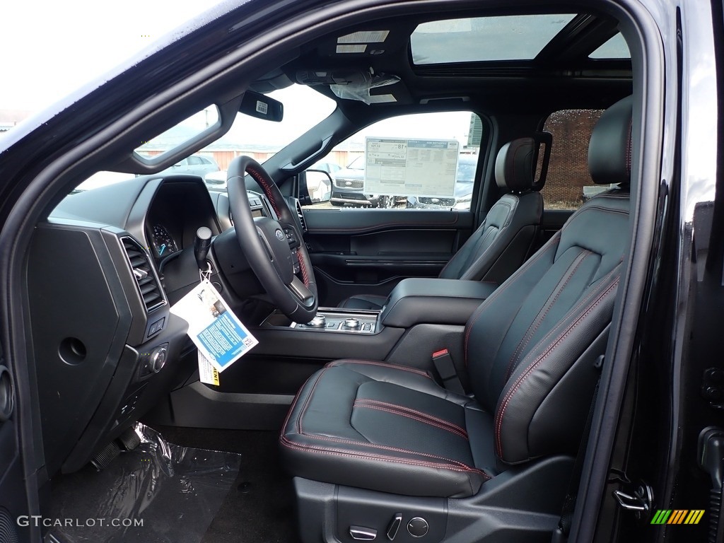 Ebony Interior 2020 Ford Expedition Limited Max 4x4 Photo #136820750