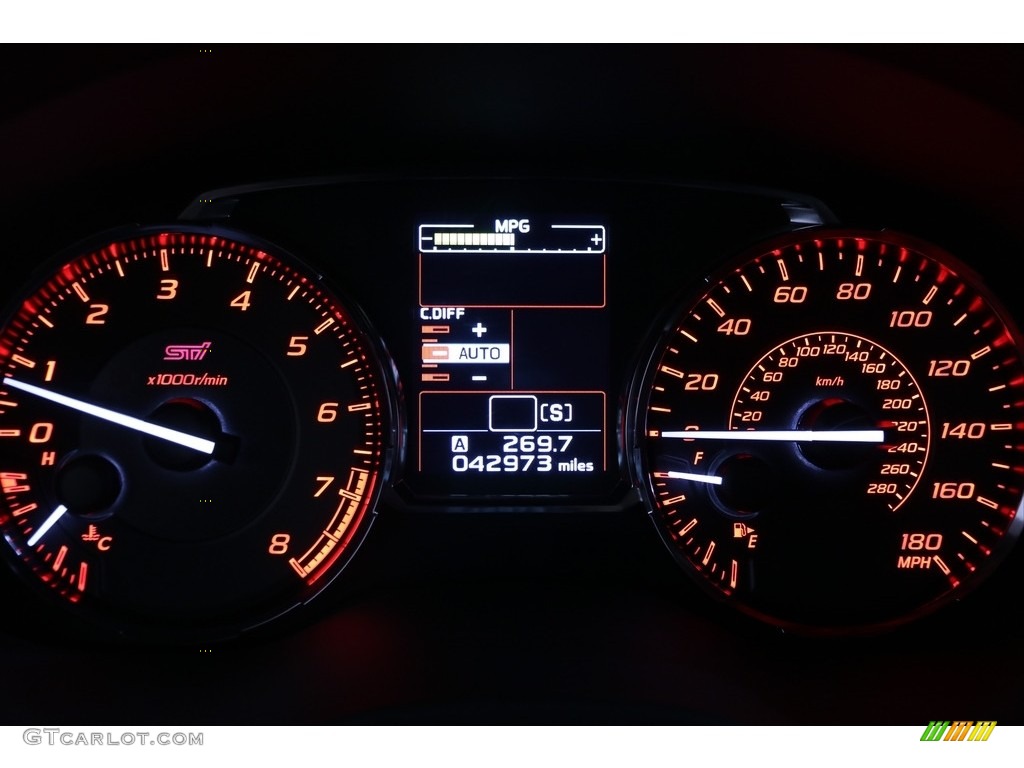 2017 Subaru WRX STI Gauges Photos