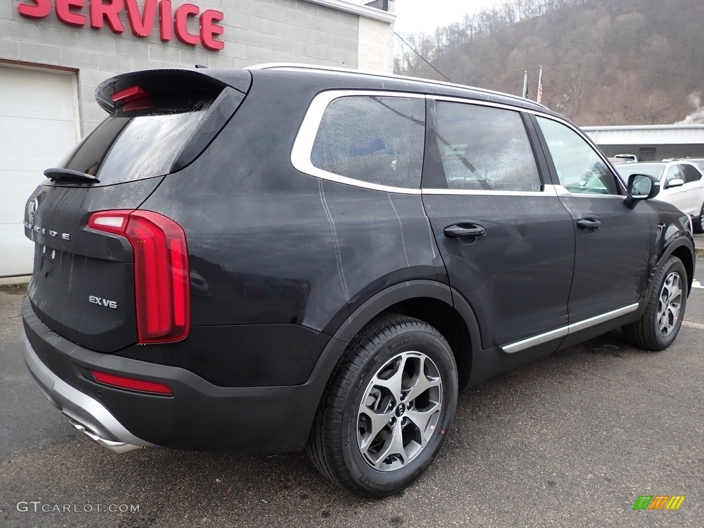 2020 Telluride EX AWD - Ebony Black / Black photo #2