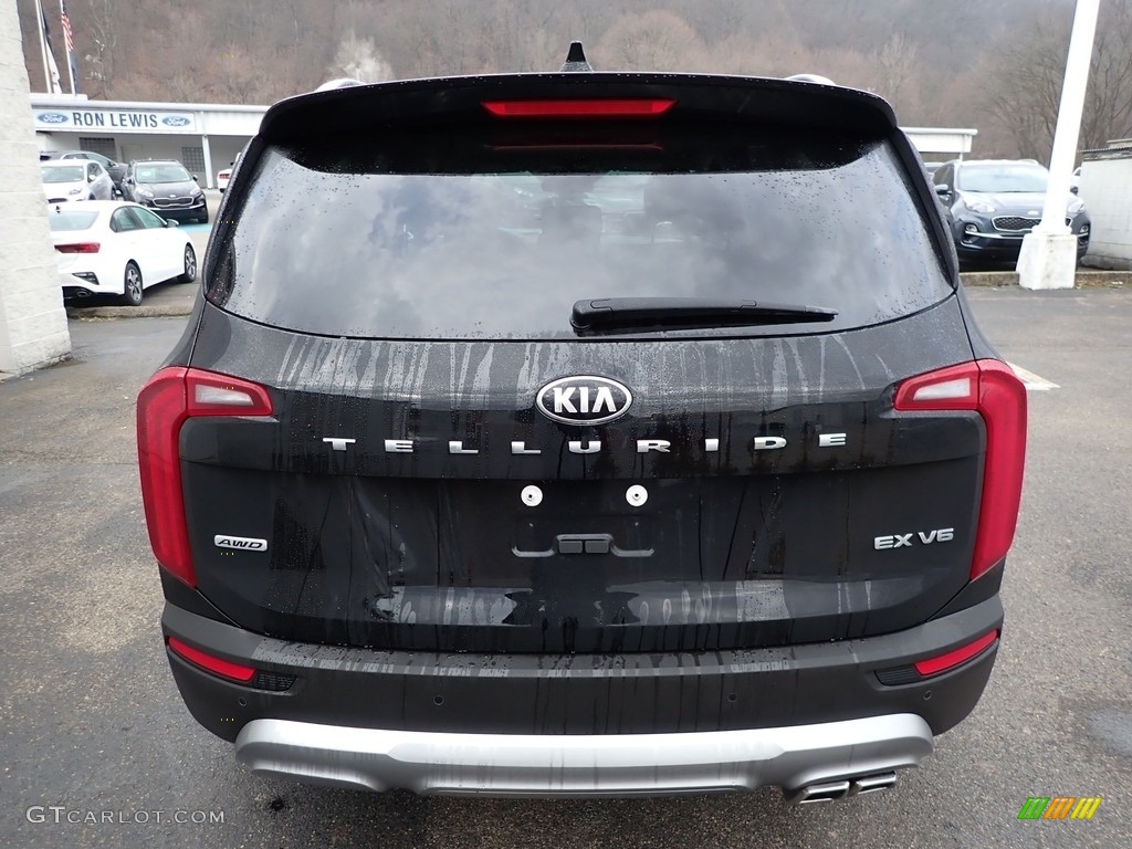 2020 Telluride EX AWD - Ebony Black / Black photo #3