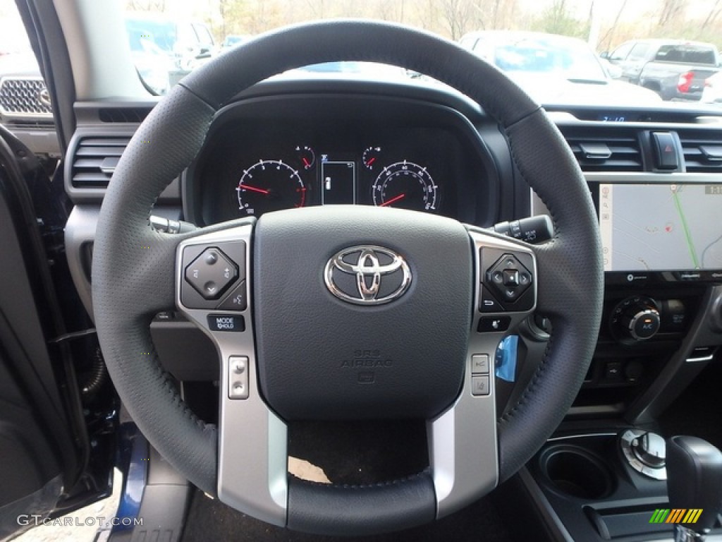 2020 Toyota 4Runner SR5 4x4 Graphite Steering Wheel Photo #136821257