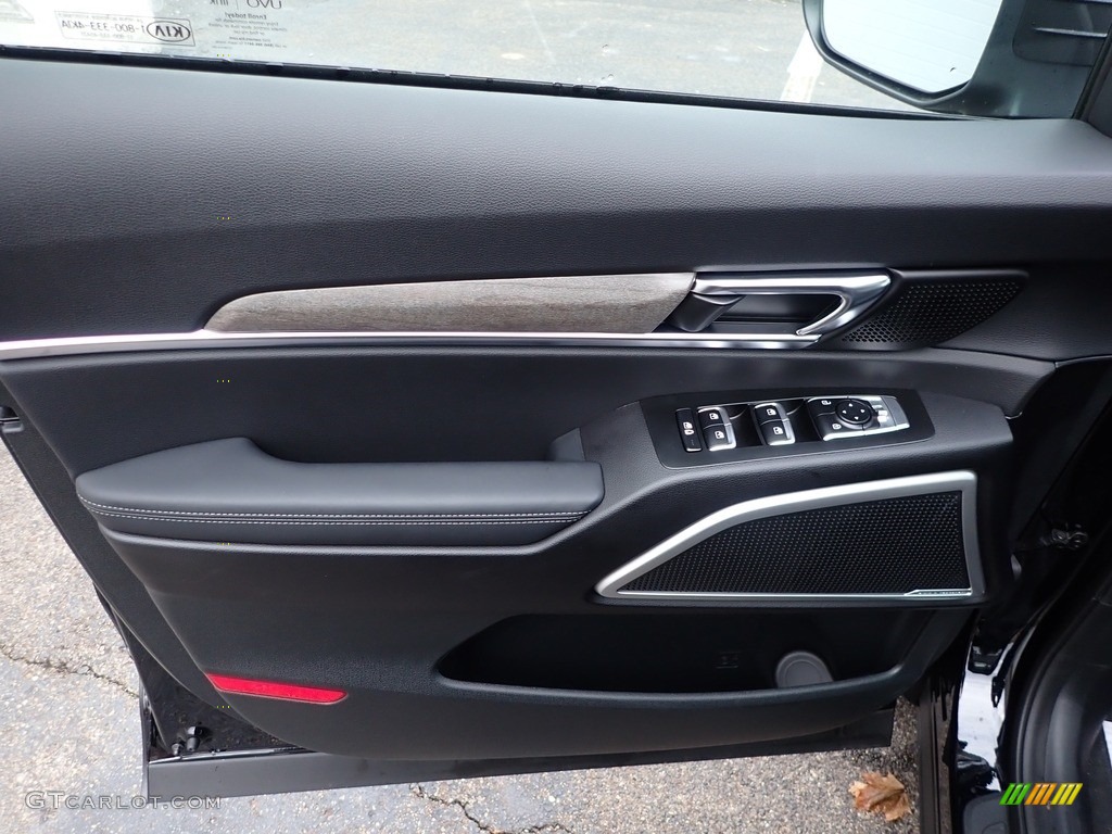 2020 Kia Telluride EX AWD Black Door Panel Photo #136821366