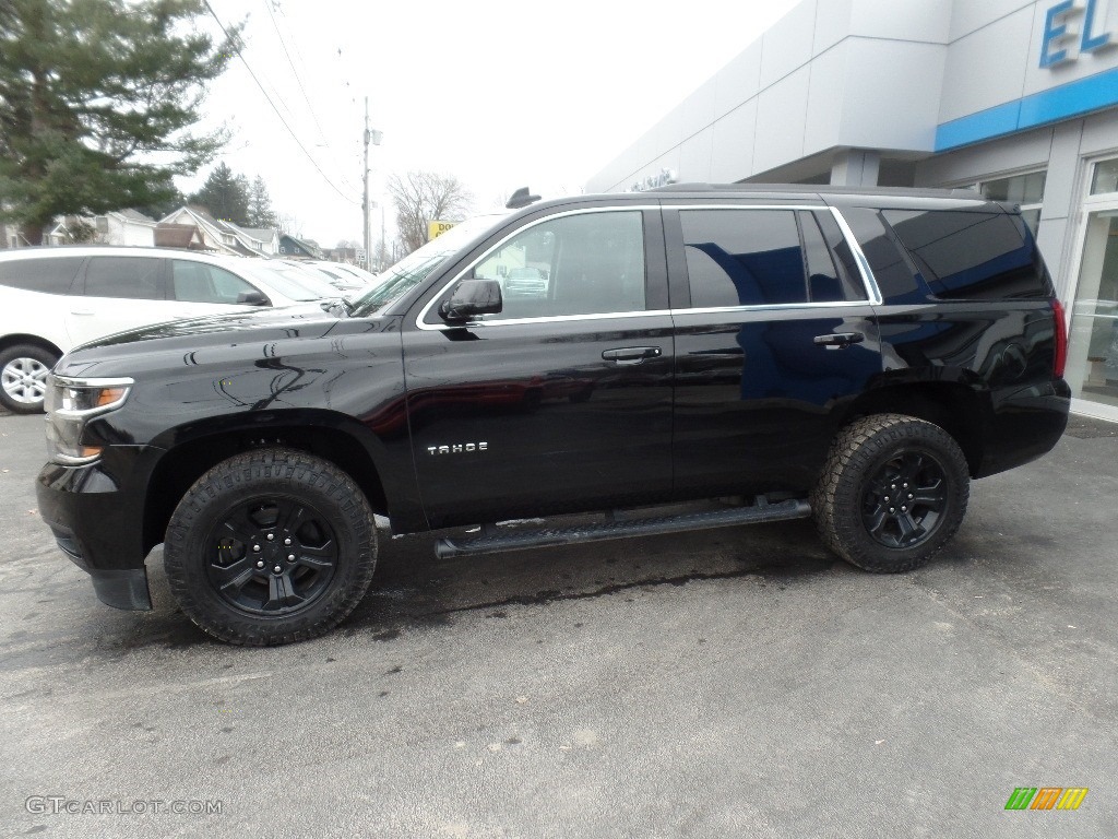Black 2020 Chevrolet Tahoe LS 4WD Exterior Photo #136821615