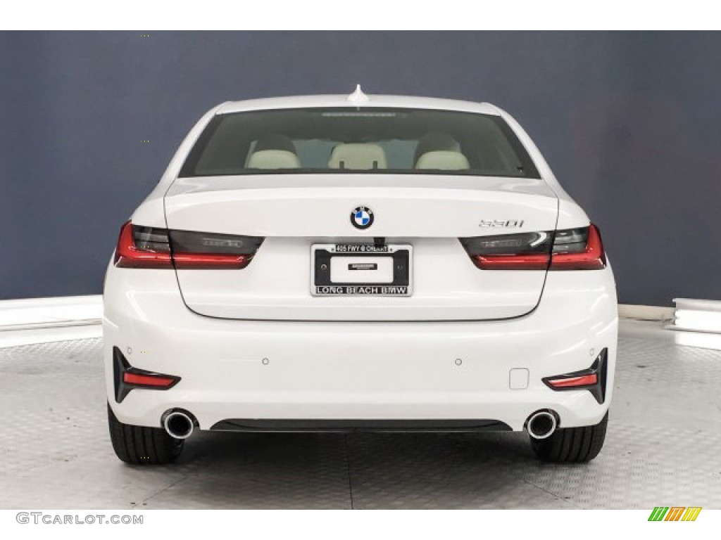 2019 3 Series 330i Sedan - Mineral White Metallic / Venetian Beige photo #3