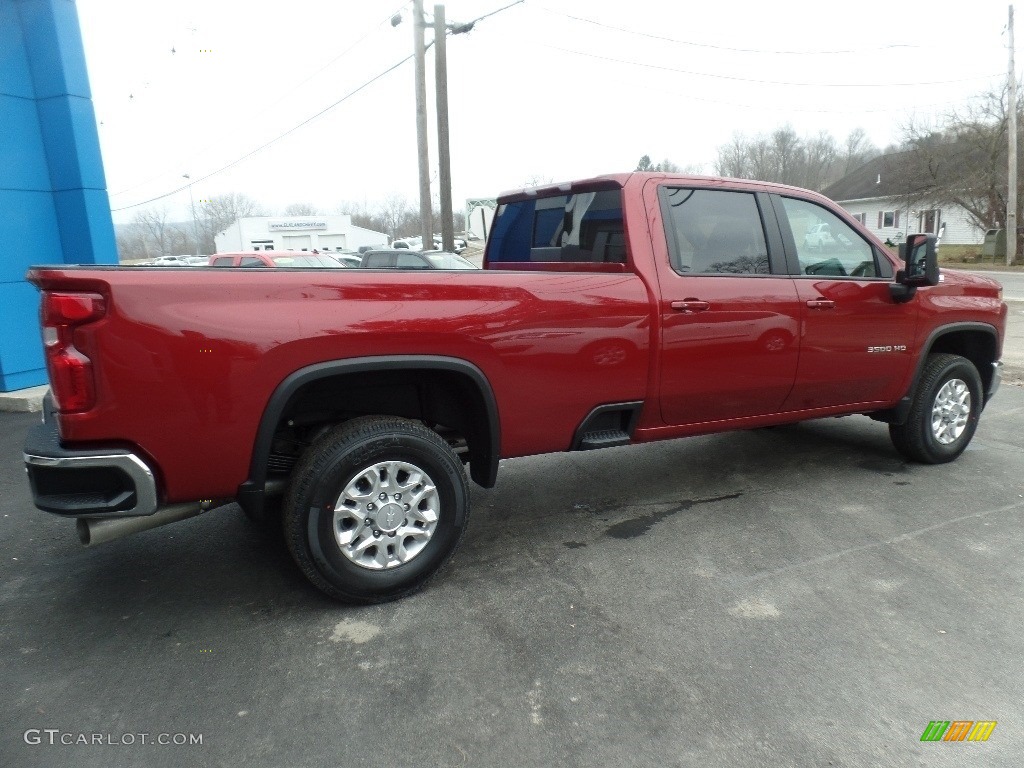 2020 Silverado 3500HD LT Crew Cab 4x4 - Cajun Red Tintcoat / Jet Black photo #8