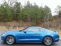 2017 Lightning Blue Ford Mustang Ecoboost Coupe  photo #1