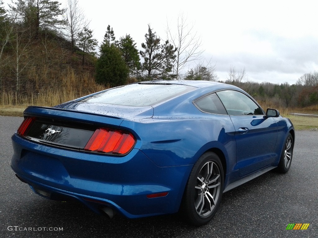 2017 Mustang Ecoboost Coupe - Lightning Blue / Ebony photo #6